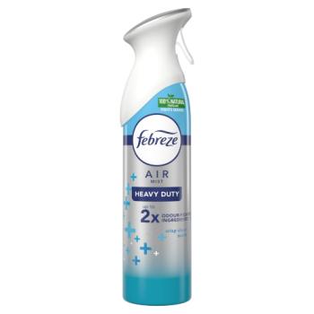 Febreze Air Freshener Spray Heavy Duty Crisp Clean 300 Ml