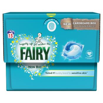 Fairy Non Bio PODS® Washing Liquid Capsules 15 Washes