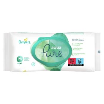 Pampers Aqua Pure Baby Wipes 1 Pack = 70 Baby Wet Wipes