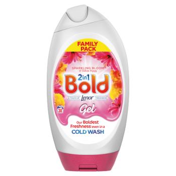 Bold 2in1 Washing Liquid Gel Sparkling Bloom and Yellow Poppy 1.406L 38 Washes