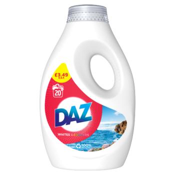 DAZ Washing Liquid 700ml 20 Washes, Whites & Colours