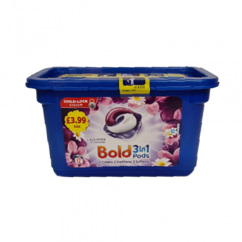 Bold 3 in 1 Pods Lavender 12 Washes