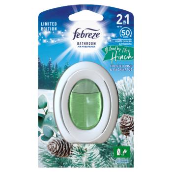 Febreze Bathroom Continuous Air Freshener Frosted Pine & Eucalyptus 1 Count Fights Odours & Freshens