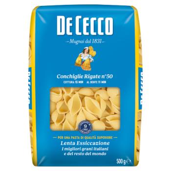 De Cecco Conchiglie Rigate No50 500g