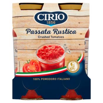 Cirio Passata Rustica Crushed Tomatoes 2 x 350g (700g)
