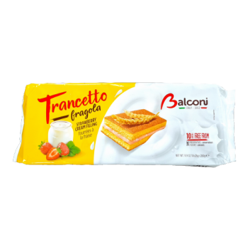 Balconi Trancetto Fragola Strawberry Cream Filling 10 x 28g 