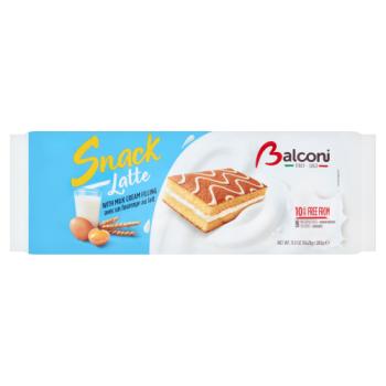 Balconi Snack Latte with Milk Cream Filling 10 x 28g (280g)