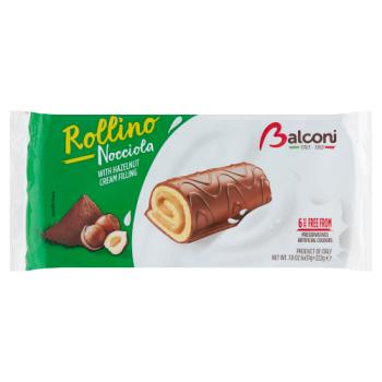 Balconi Confectionery Coated with Cocoa with Hazelnut Cream Filling 222g (6 x 37g)