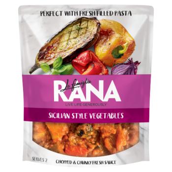 La Famiglia Rana Sicilian Style Vegetables Chopped & Chunky Fresh Sauce 200g