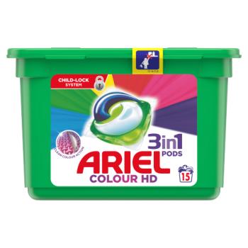 Ariel Capsules Liquitabs 3in1 Colour 15w