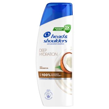 Head & Shoulders Deep Hydration Anti Dandruff Shampoo 250ml with Coconut Oil. Daily Use