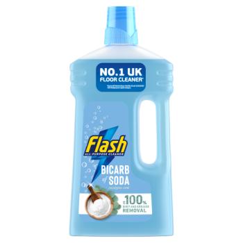 Flash Multipurpose Liquid Cleaner Bicarbonate Soda & Eucalyptus 1L
