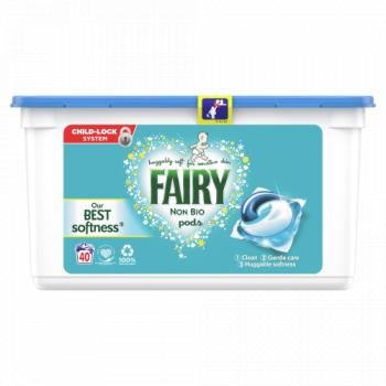 Fairy Non Bio Pods Washing Liquid Capsules 40 Washes
