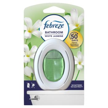 Febreze Bathroom, Continuous Air Freshener White Jasmine 1 Count