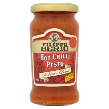Filippo Berio Hot Chilli Pesto 190g PM £1.99