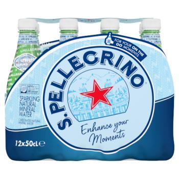 San Pellegrino Sparkling Natural Mineral Water 12x500ml