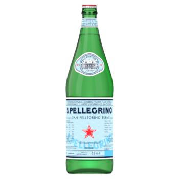 San Pellegrino Sparkling Natural Mineral Water Glass 1L