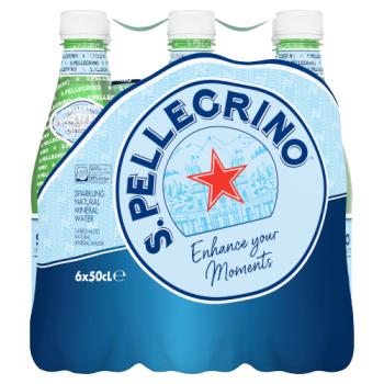 San Pellegrino Sparkling Natural Mineral Water 6x500ml