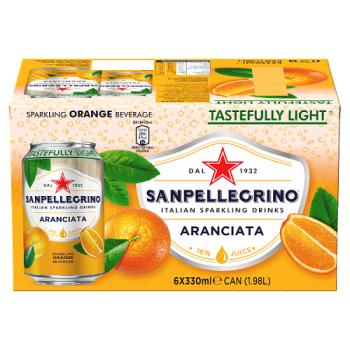 San Pellegrino Orange 6 x 330ml