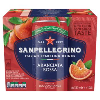San Pellegrino Sparkling Blood Orange Beverage 6 x 330ml (1.98L)