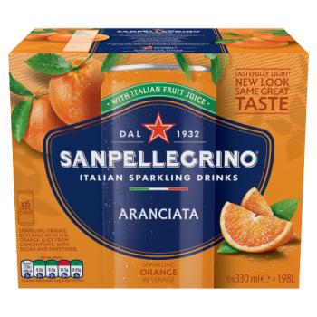 San Pellegrino Sparkling Orange Beverage 6 x 330ml (1.98L)