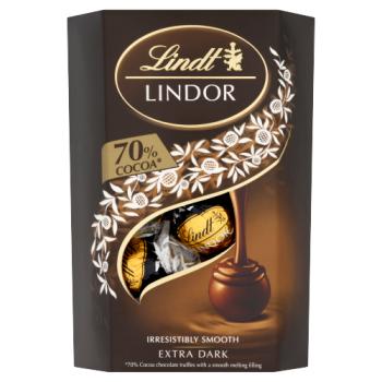 Lindt Lindor Extra Dark Chocolate Truffles Box 200g