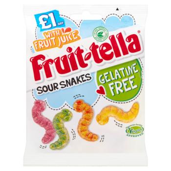 Fruit-tella Soursnakes 100g