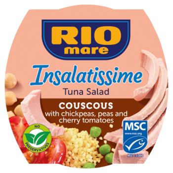 Rio Mare Insalatissime Tuna Salad Couscous with Chickpeas, Peas and Cherry Tomatoes 160g