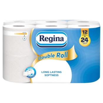 Regina Double Roll Toilet Tissue 12 Rolls