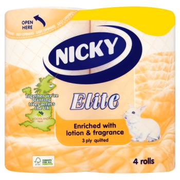 Nicky Elite Peach Toilet Roll
