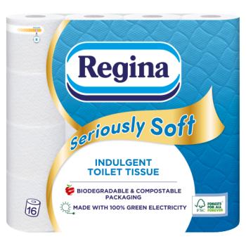 Regina Seriously Soft Indulgent Toilet Tissue 16 Rolls