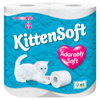 KittenSoft Adorably Soft 4 Rolls
