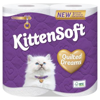 Kittensoft Quilted Dreams 4 Roll