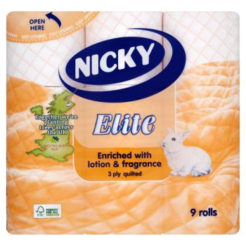 Nicky Elite T/tissue Pch 9roll