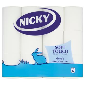 Nicky 12 Soft Touch Toilet Tissue