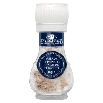 La Drogheria Salt & Black Pepper with Truffle Flavouring 85g
