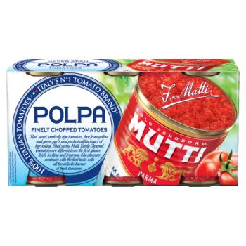 Mutti Finely Chopped Tomatoes 3 x 400g (1200g)