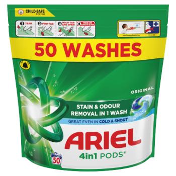 Ariel 4in1 PODS®, Washing Liquid Capsules 50 Washes