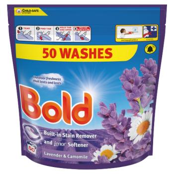Bold PODS® Washing Liquid Capsules 50 Washes, Lavender and Camomile