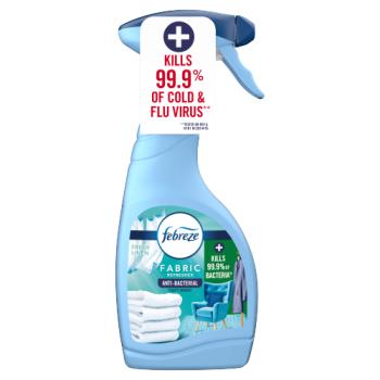 Febreze Antibacterial Fabric Freshener Spray Fresh Linen 500ml