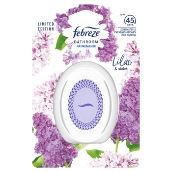 Febreze Bathroom, Continuous Air Freshener Fights Odours & Freshens, Lilac & Violet 1 Count
