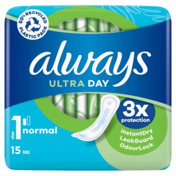 Always Ultra Day Sanitary Towels Normal (Size 1)  15 Pads