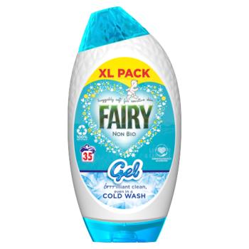 Fairy Non Bio Washing Liquid Gel 35 Washes, 1.225L, Original