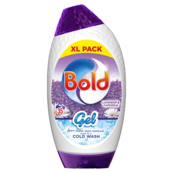 Bold Washing Liquid Gel 35 Washes, 1.225g, Lavander and Camomile