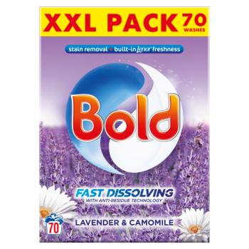 Bold Washing Powder 4.55kg, 70 Washes, Lavender & Camomile