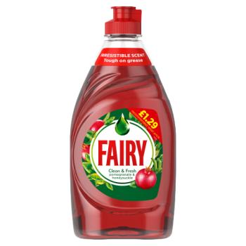 Fairy Clean & Fresh Washing Up Liquid Pomegranate & Grapefruit 383ml