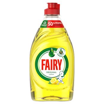 Fairy Original Lemon Washing Up Liquid Green with LiftAction 383ml