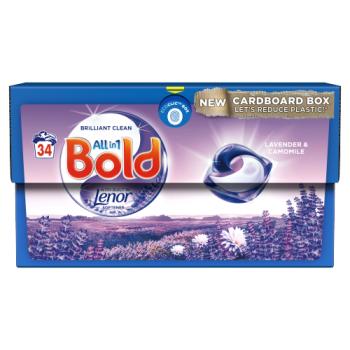 Bold All-in-1 PODS® Washing Liquid Capsules 34 Washes, Lavender & Camomile