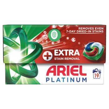Ariel Platinum PODS®, Washing Liquid Capsules 19 Washes