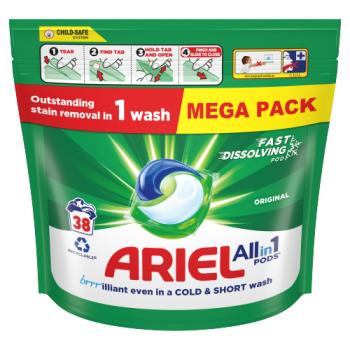 Ariel All-in-1 PODS®, Washing Liquid Capsules 38 Washes